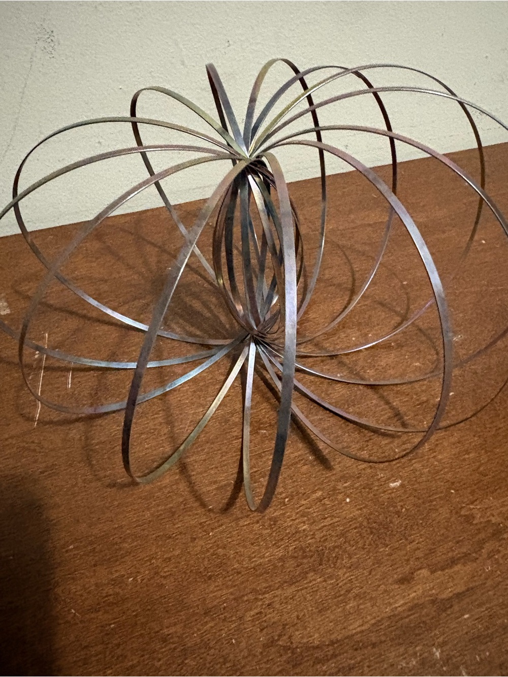 Metal Flow Ring Sensory Toy - Silver